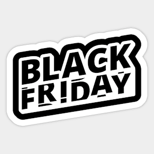 Black Friday Team Shopping Sticker